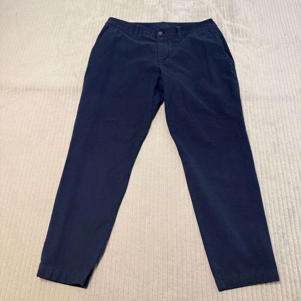 Lululemon Mens 33 Classic Fit Trouser VersaTwill Chino Blue Gray 28" Inseam